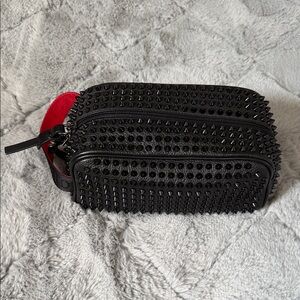 Christian Louboutin Black Blaster Spike Bag Tag